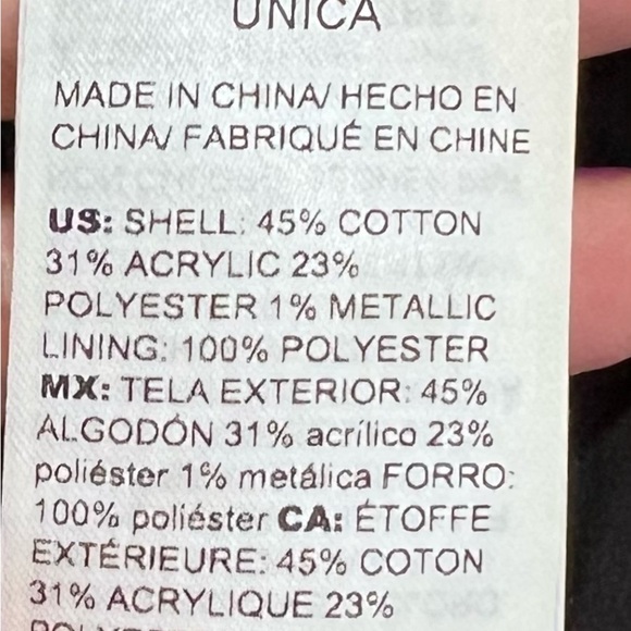 Chico's Houndstooth Tweed Open-Front Jacket M - Picture 4 of 10